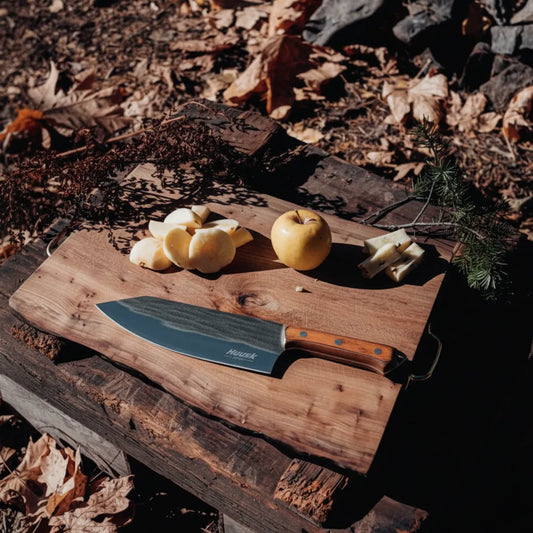 Huusk 4-Piece Hand-Forged Kitchen Knife Set