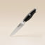 Huusk 3.5-inch black paring knife with Japanese stainless steel blade