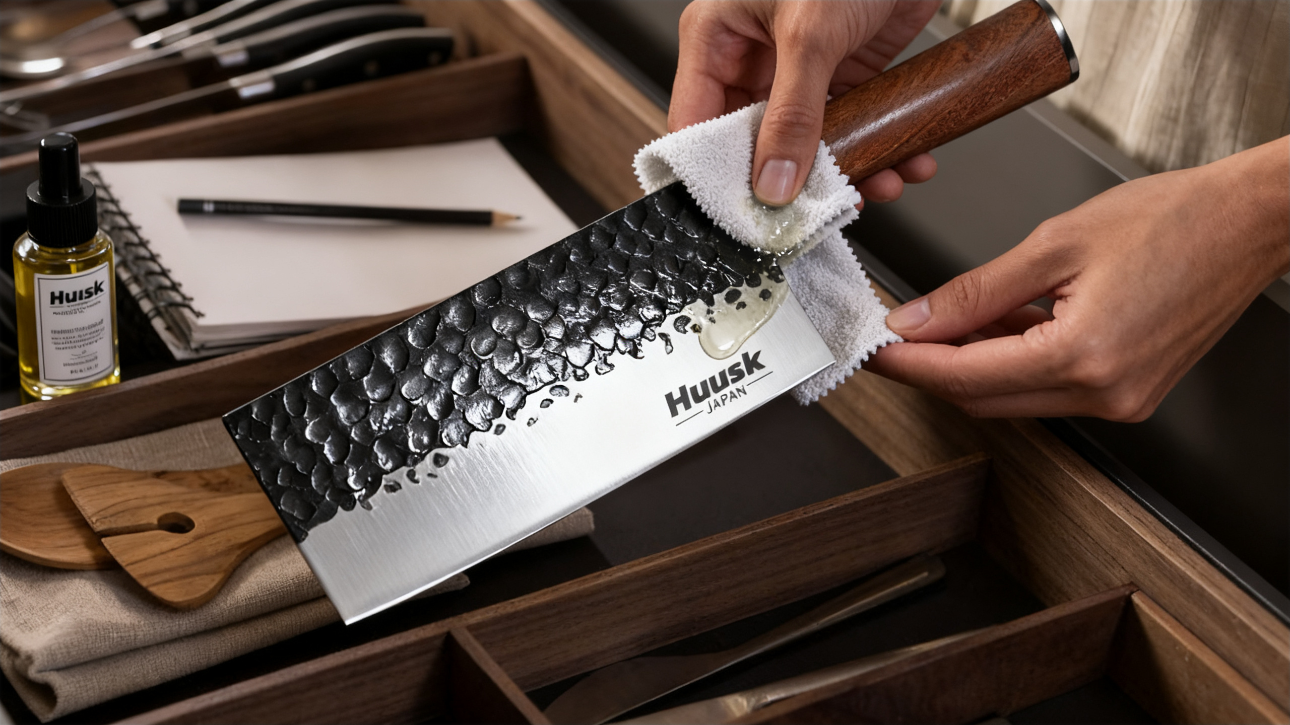 How to Oil a Kitchen Knife — Step-by-Step Guide for Forged & Damascus Blades