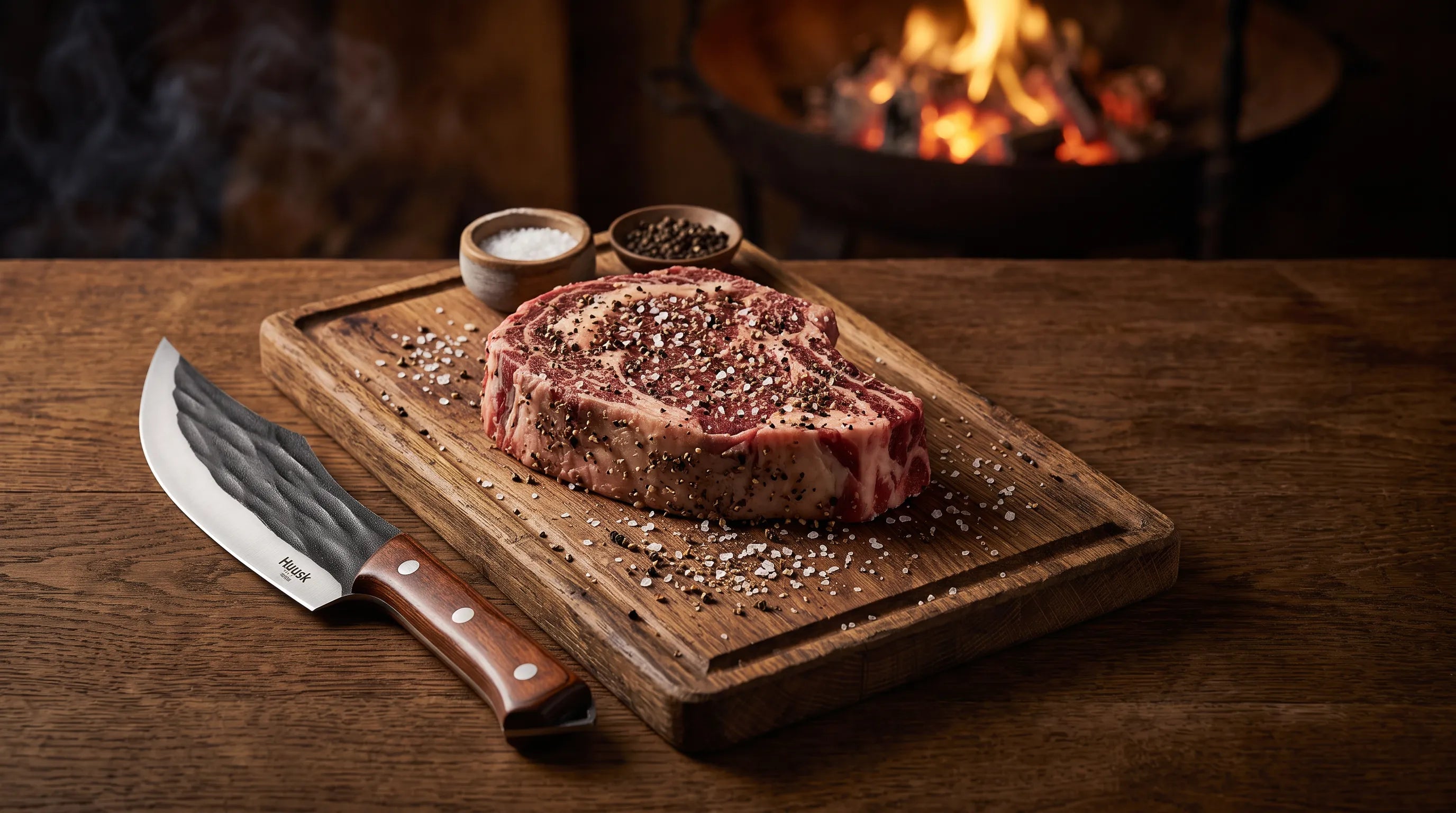 Red Wine & Red Onion Braised Beef Short Ribs — Chopped with HUUSK Hand-Forged Cleaver