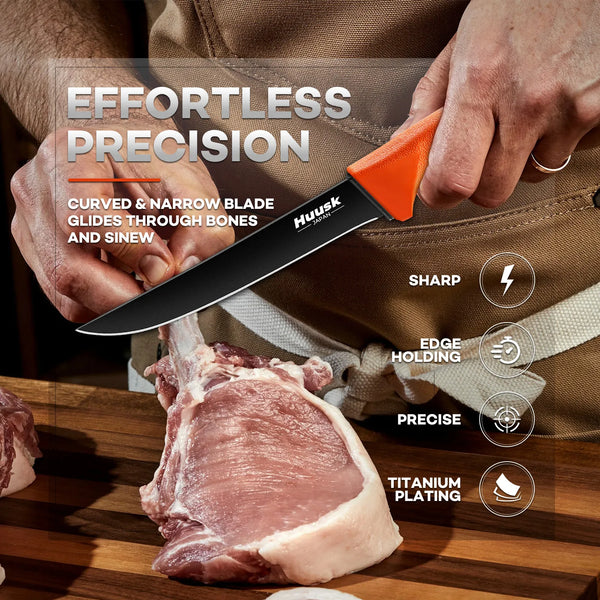 Huusk Orange Kitchen Knife - Product Dimensions and Specifications