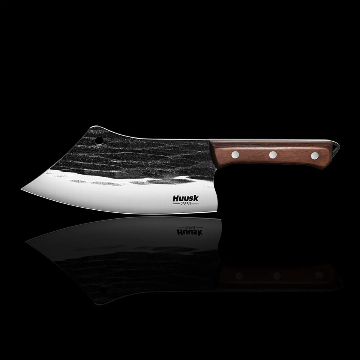 Huusk 10-Piece Hand-Forged Kitchen Knife Set