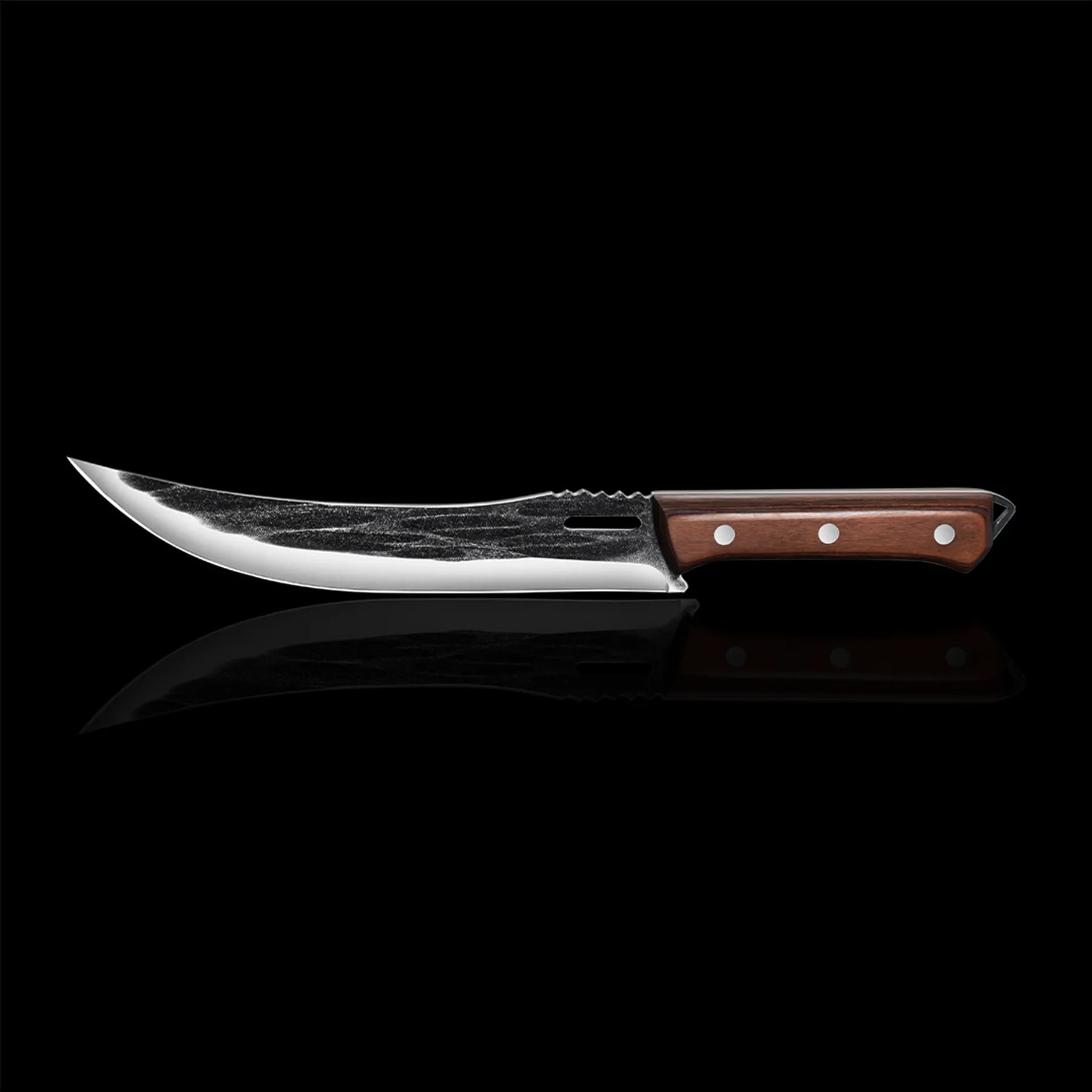 Huusk 10-Piece Hand-Forged Kitchen Knife Set