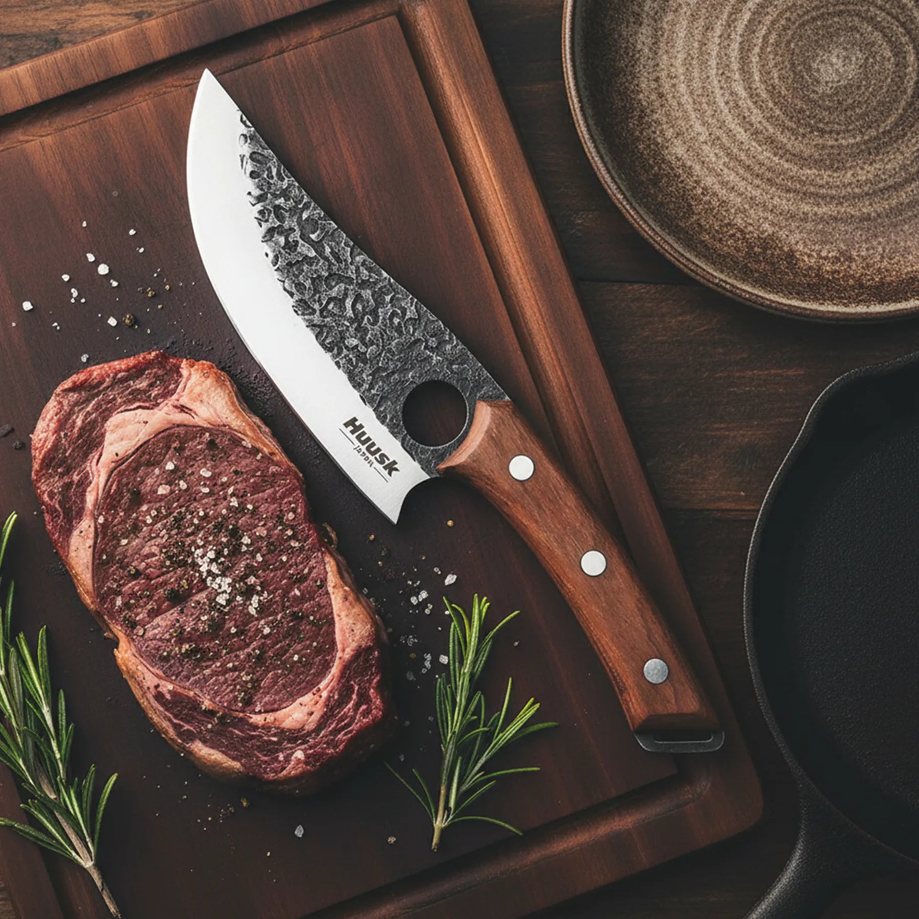 Huusk Hand-Forged Utility Knife