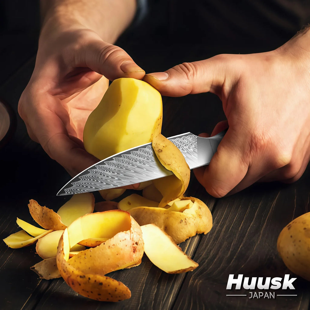 Kitchen utility knife preparing vegetables and fruits