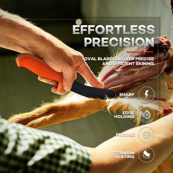 Huusk Orange Skinning Knife - Product Dimensions and Specifications