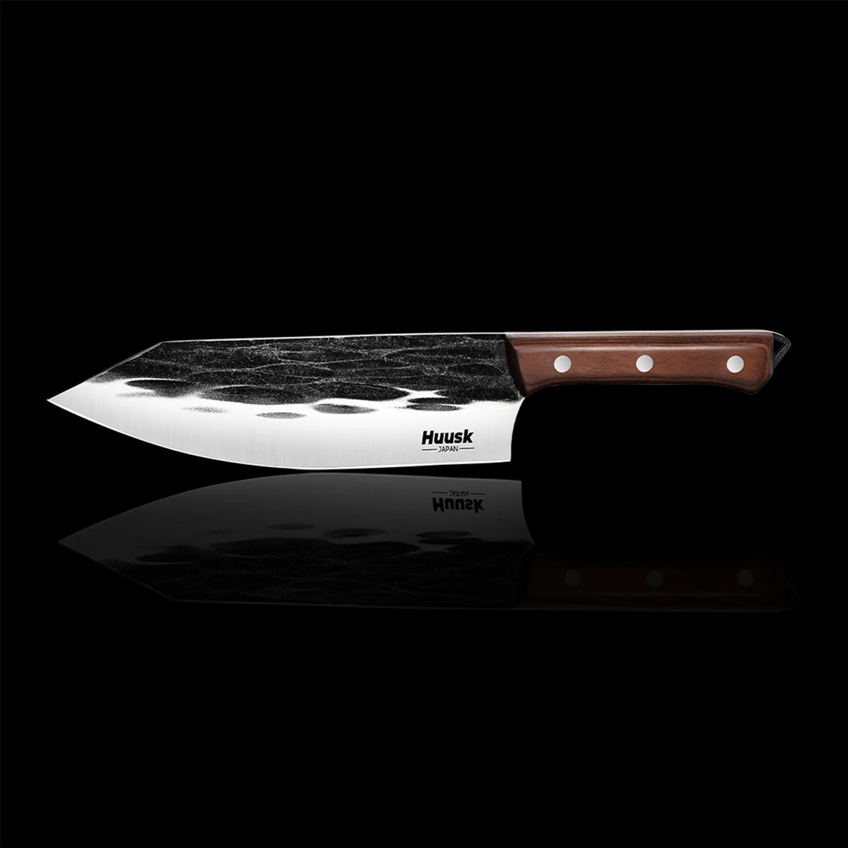 Huusk 10-Piece Hand-Forged Kitchen Knife Set
