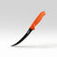 Huusk 6.5-Inch Orange Curved Boning Knife for Meat Deboning