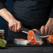 Huusk 10-Piece Hand-Forged Kitchen Knife Set
